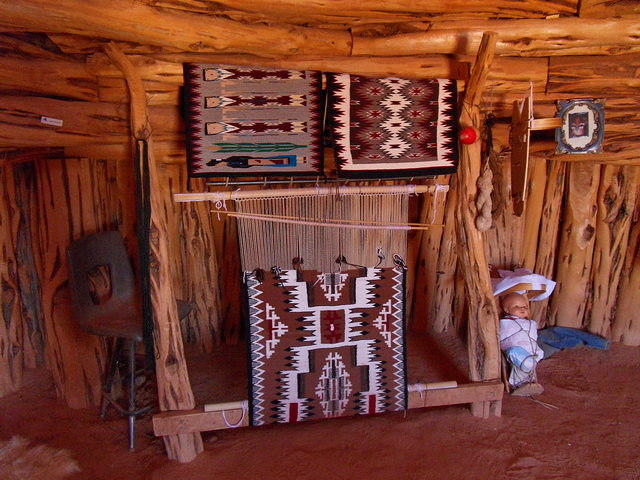 Weaving in a hogan