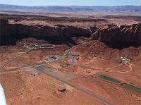 Monument Valley Airport - Land into the bluff and takeoff away from the bluff