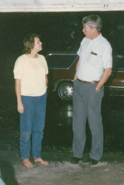 In the garage, 1982